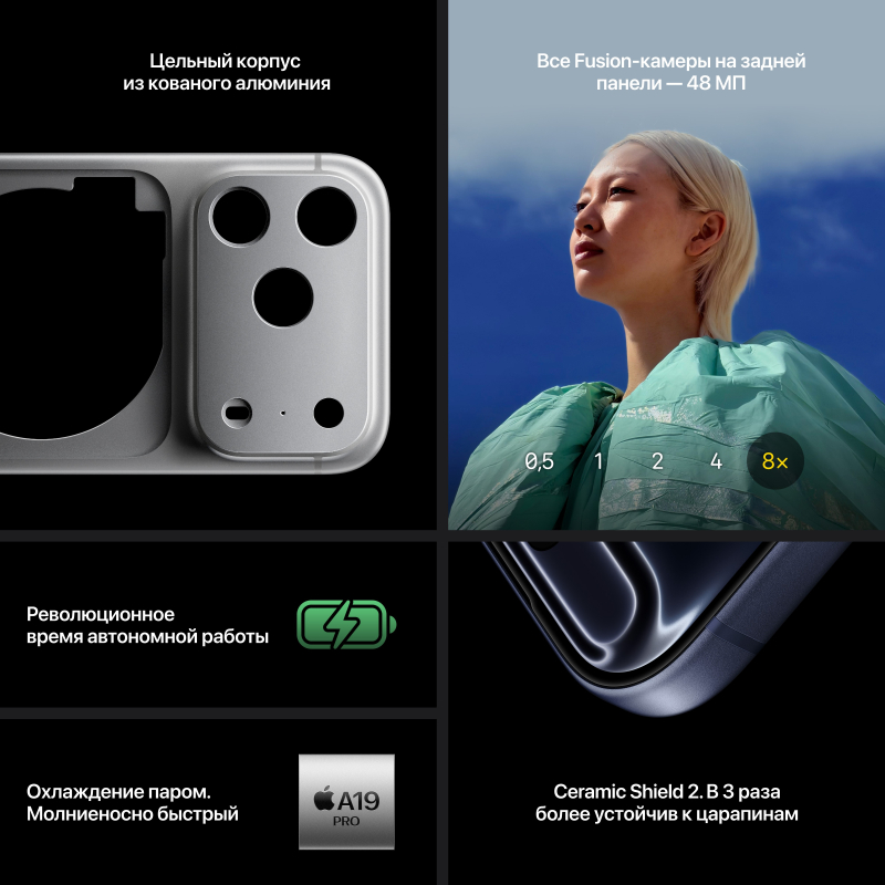 iPhone 17 Pro 256Gb Серебро (eSIM) картинка 13