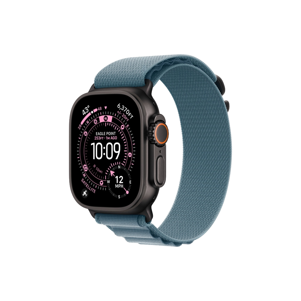 Apple Watch Ultra 3 Black Alpine Loop Light Blue картинка 1
