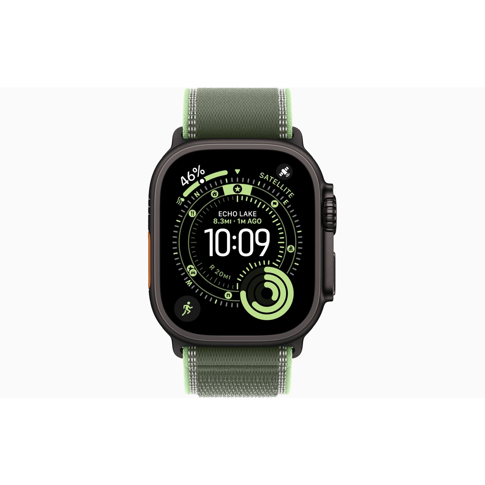 Apple Watch Ultra 3 Black Trail Loop Green/Neon картинка 8