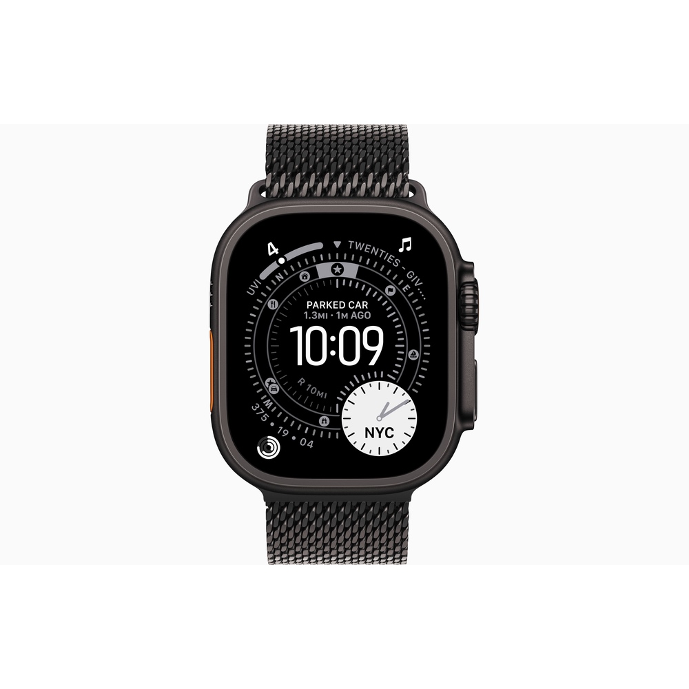 Apple Watch Ultra 3 Black Titanium Milanese Loop Black картинка 7