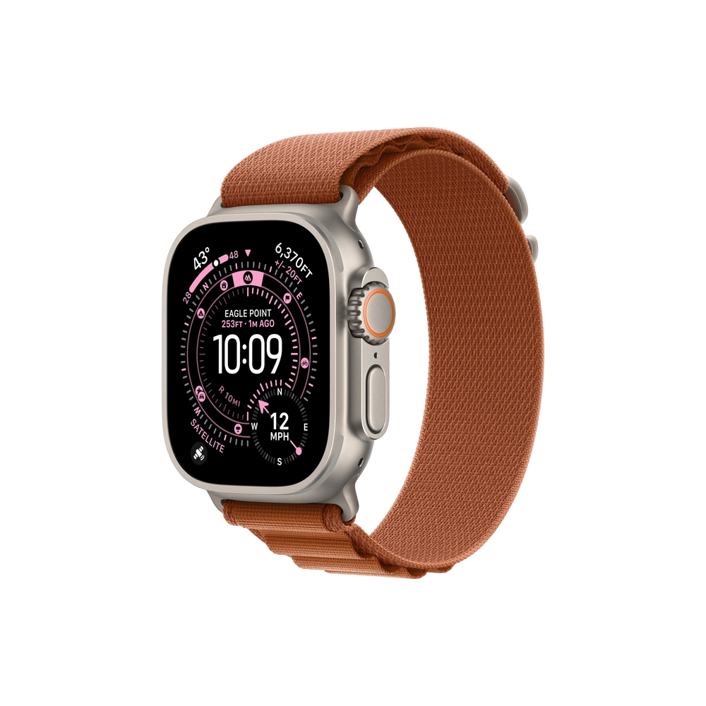 Apple Watch Ultra 3 Natural Alpine Loop Terra Cotta картинка 1