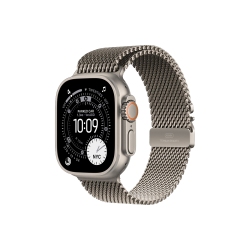 Apple Watch Ultra 3 Natural Titanium Milanese Loop Natural