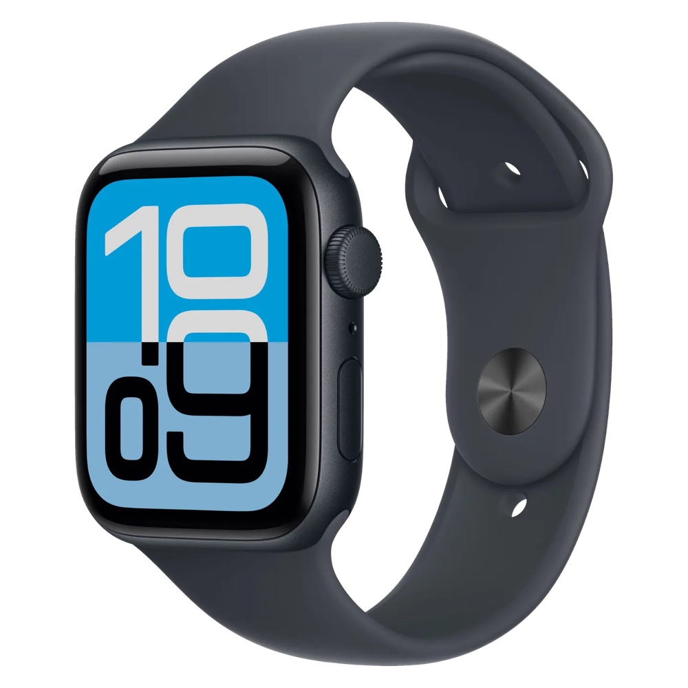 Apple Watch SE 3 44mm Midnight Aluminum Case with Midnight Sport Band картинка 1
