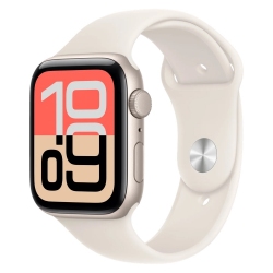 Apple Watch SE 3 44mm Starlight Aluminum Case with Starlight Sport Band
