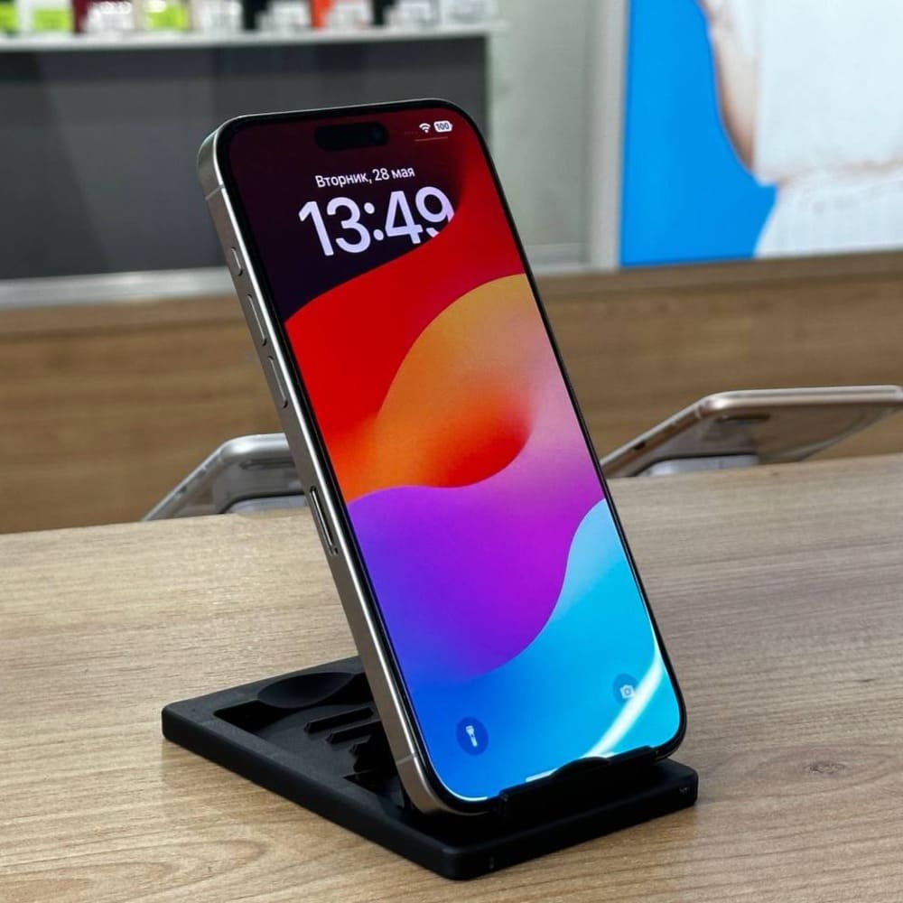 iPhone 16 Pro Max 512Gb Natural Titanium (Новый, витринный образец, активирован) картинка 2