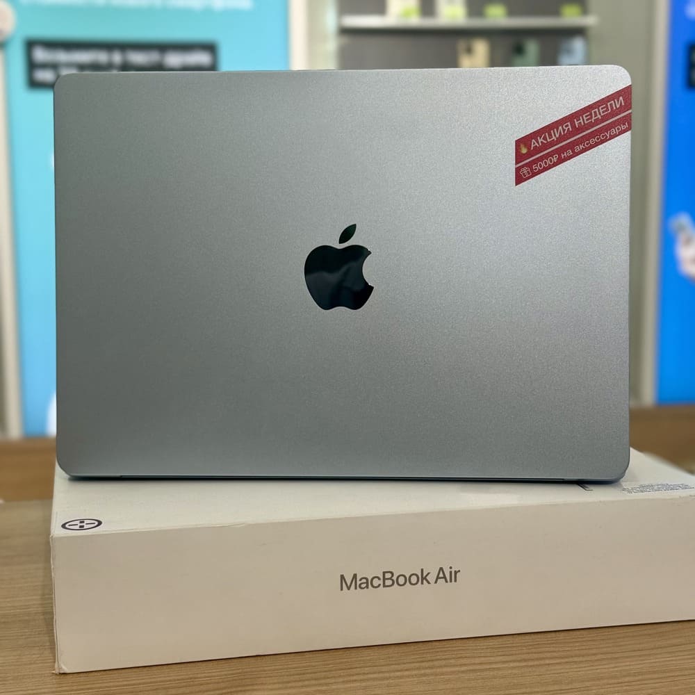 Apple MacBook Air 13'' (16Gb unified memory, 256Gb SSD, M4) Sky Blue картинка 1