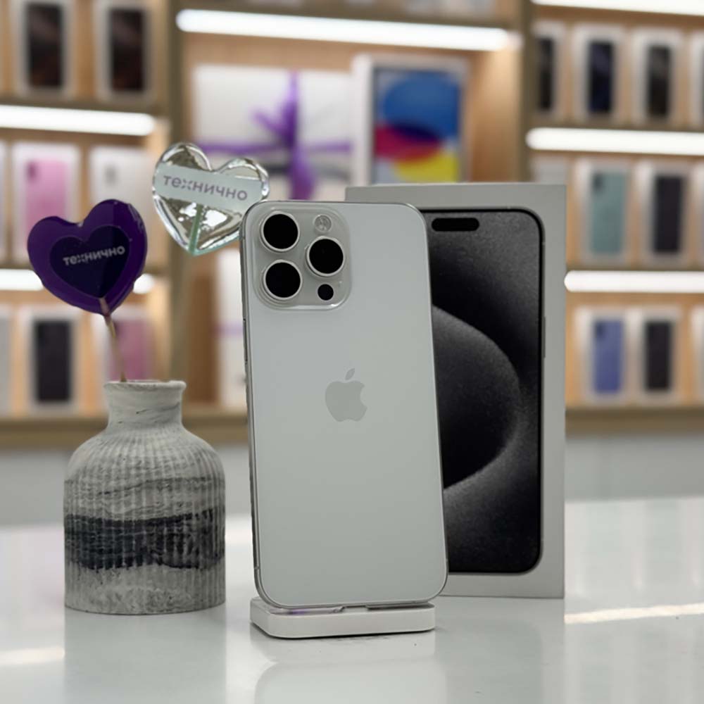 iPhone 16 Pro Max 256GB White Titanium картинка 1