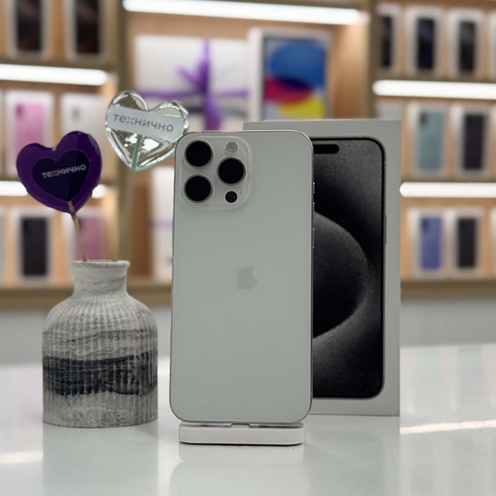 iPhone 16 Pro Max 256GB White Titanium картинка 4
