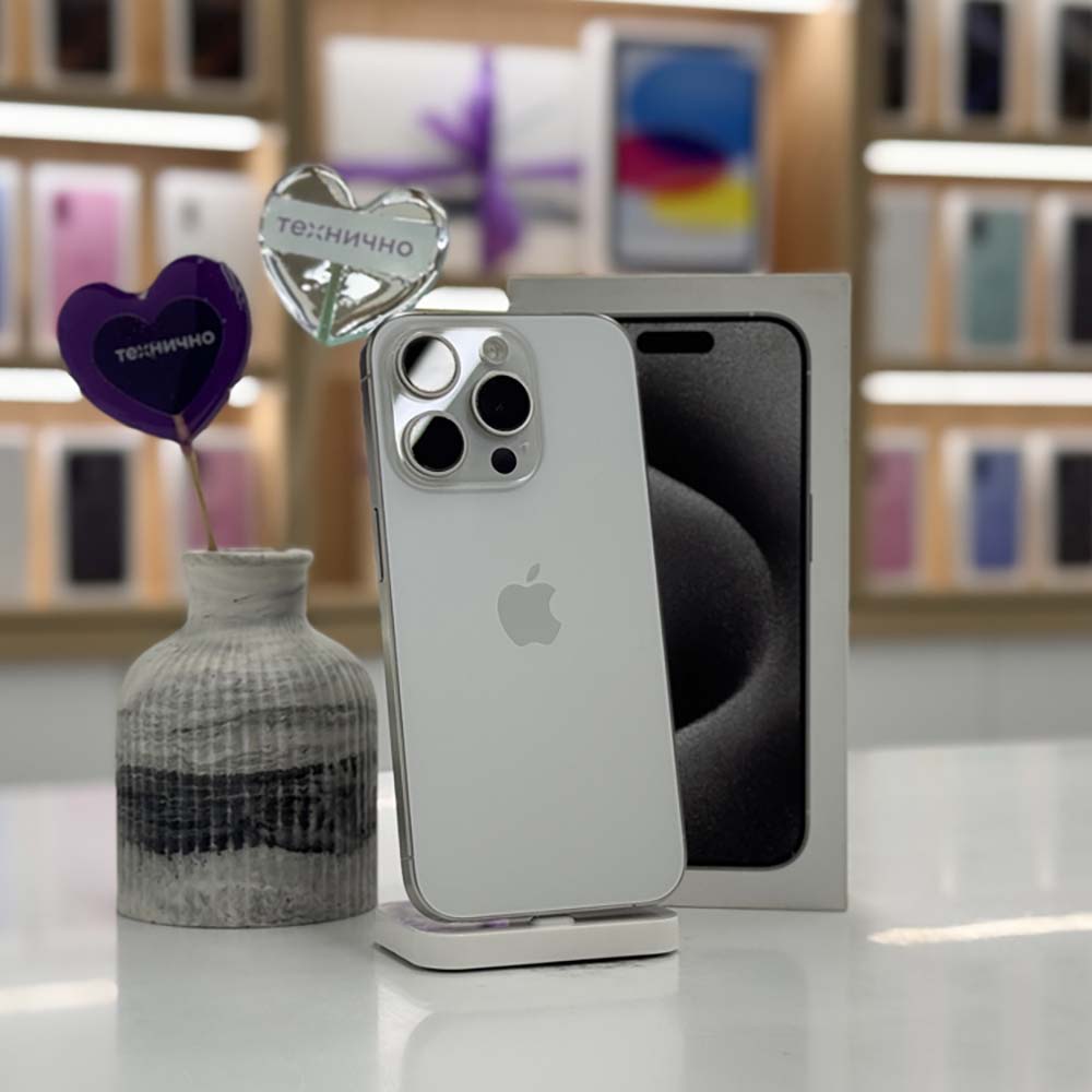 iPhone 16 Pro 128Gb White Titanium картинка 1
