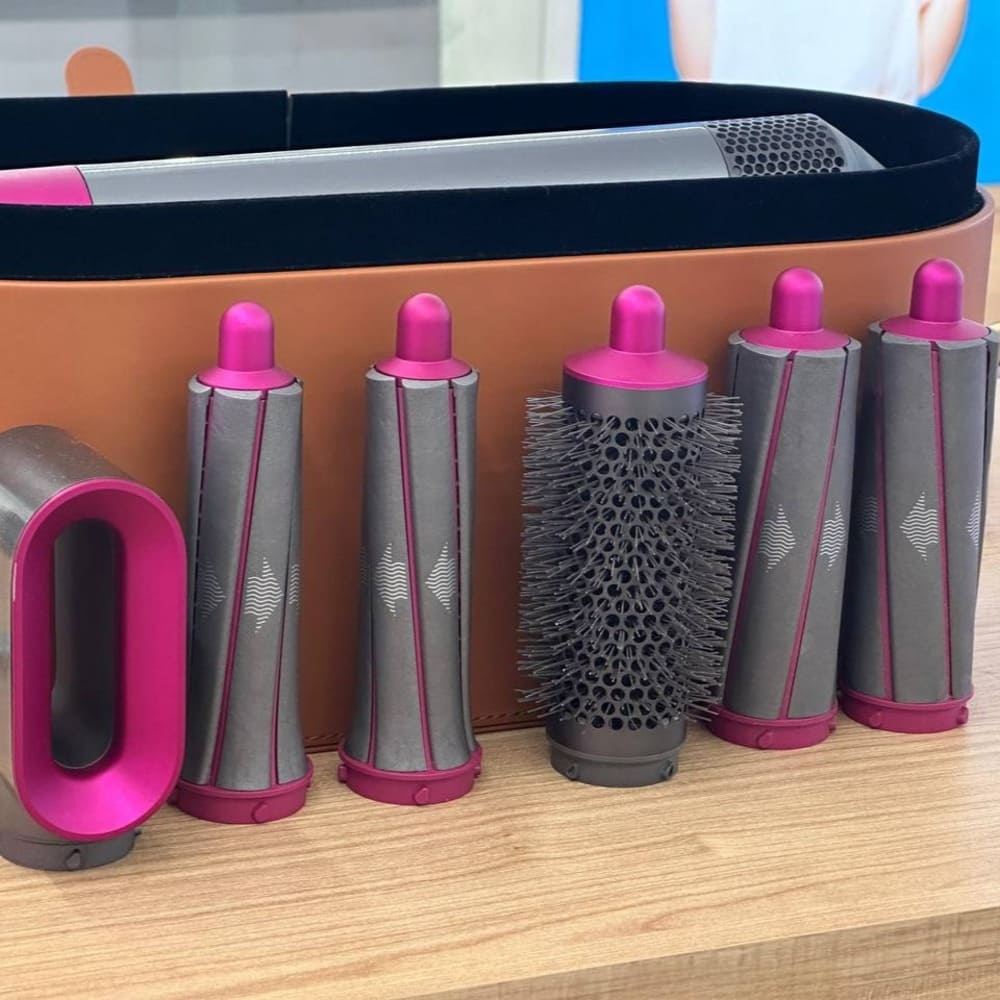 Dyson Airwrap HS01 Complete Long (Фуксия / яркий никель) (с 6-ю насадками + бокс-чехол для длинных волос) картинка 3