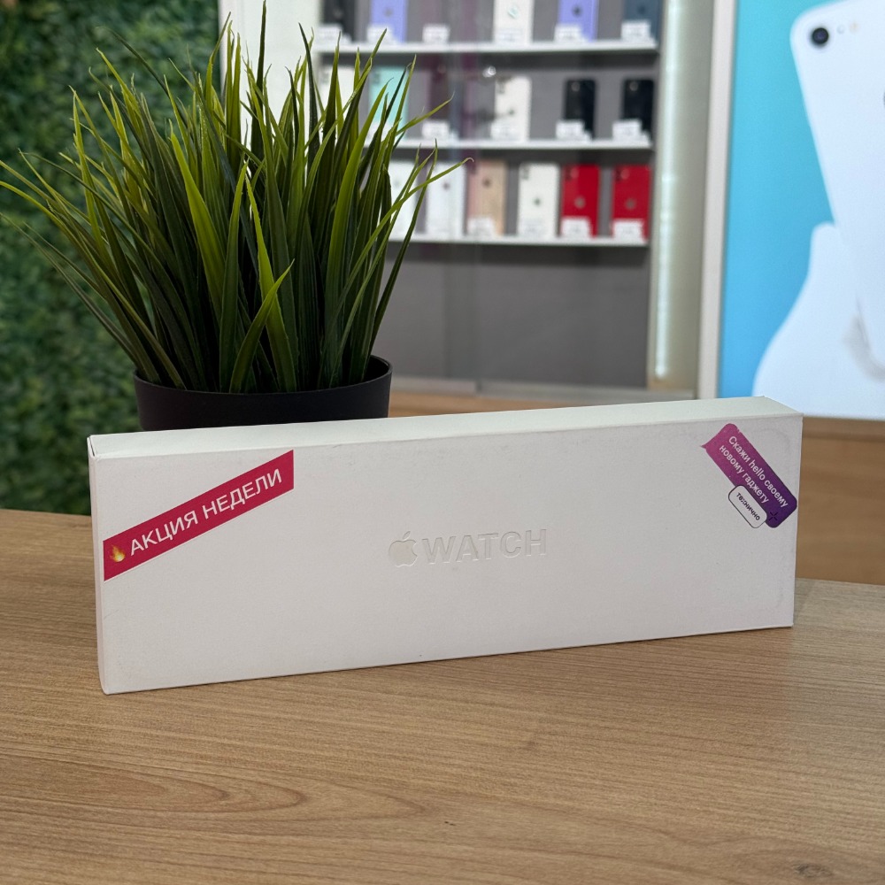 Apple Watch SE (2022) 40mm Starlight Aluminum Case with Starlight Sport Band (S/M) картинка 1