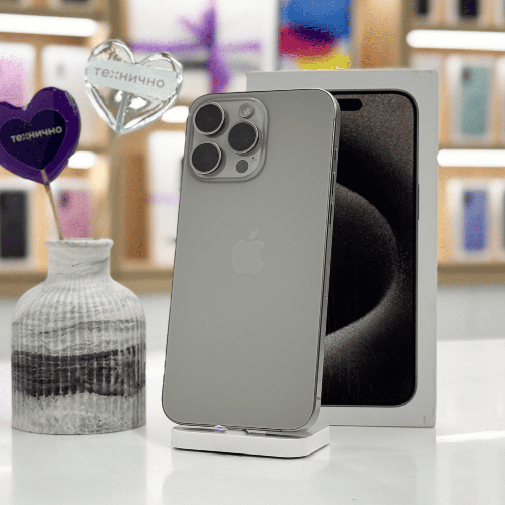 iPhone 16 Pro Max 512Gb Natural Titanium (Новый, витринный образец) картинка 2