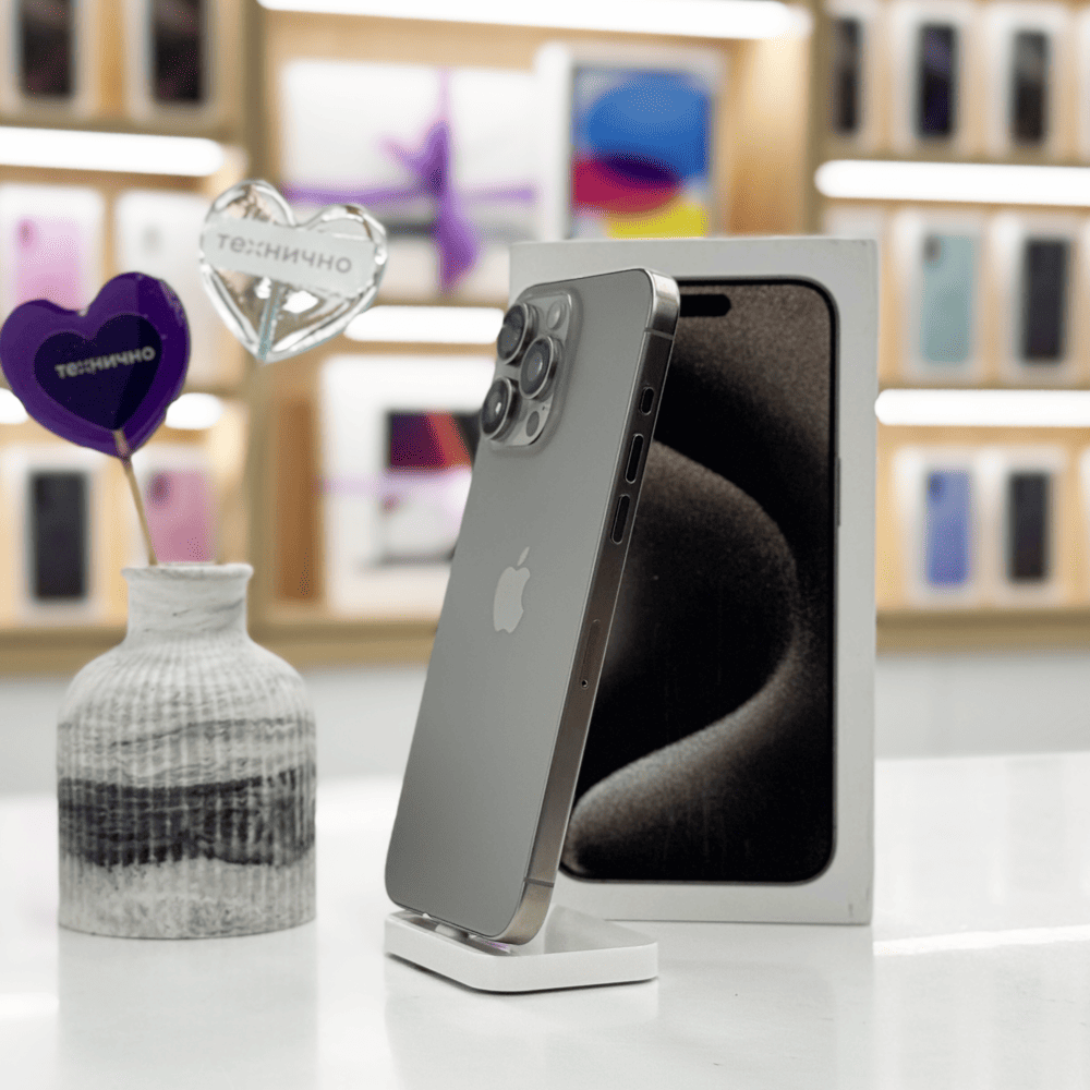 iPhone 16 Pro Max 512Gb Natural Titanium (Новый, витринный образец) картинка 4