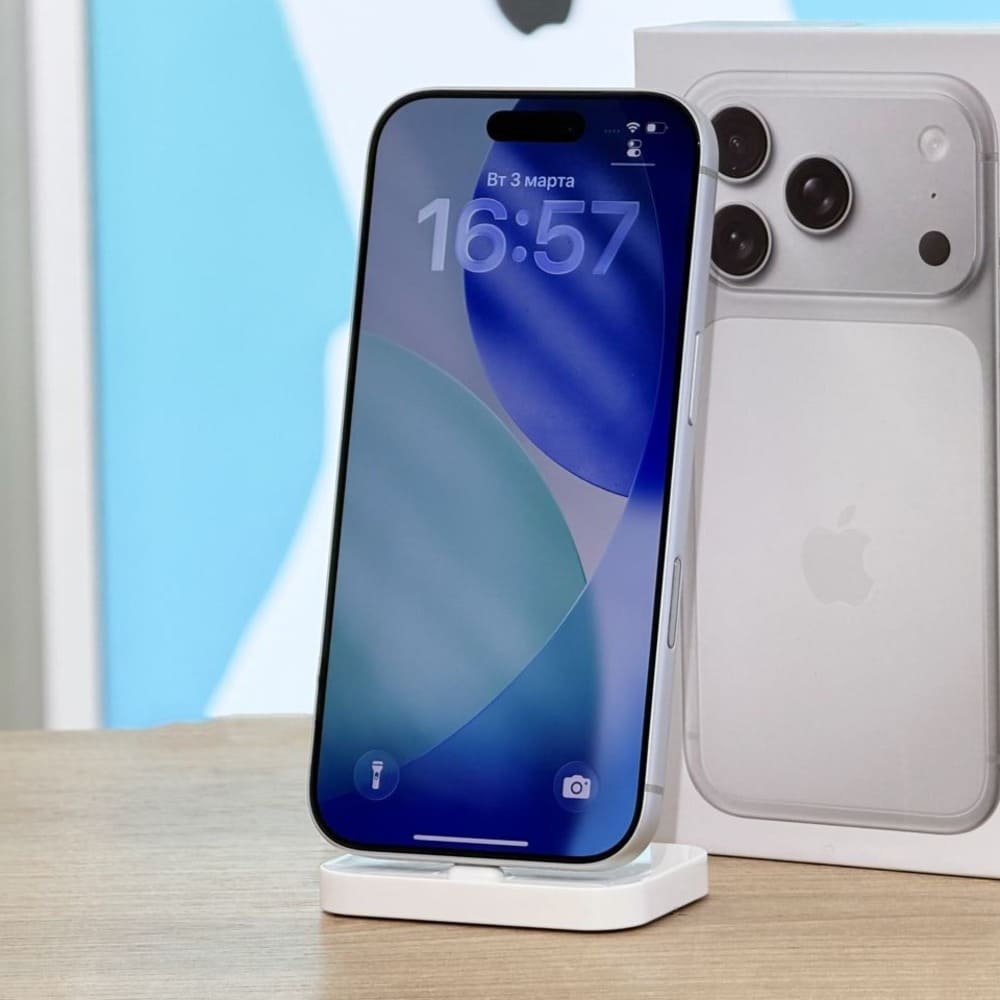 iPhone 17 Pro Max 256Gb Silver (Новый, витринный образец) картинка 1