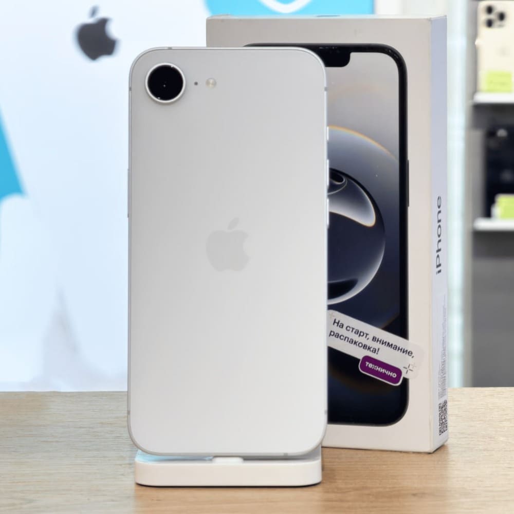 iPhone 16e 128Gb White картинка 1
