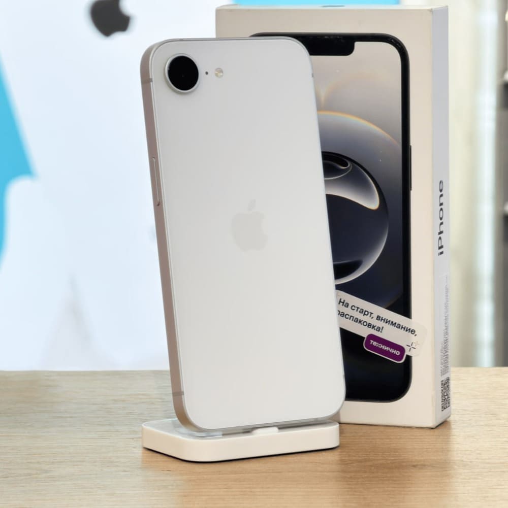 iPhone 16e 128Gb White картинка 3