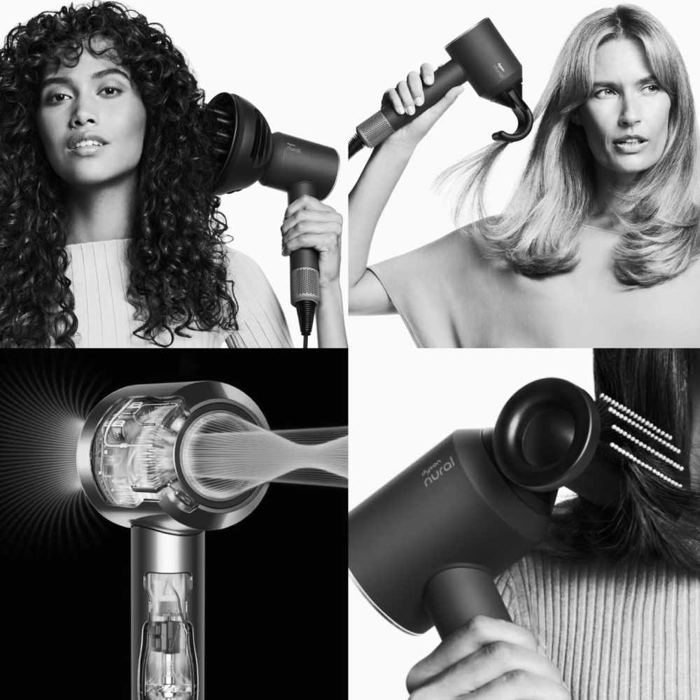Фен Dyson Supersonic Nural HD16 (Ceramic Pink / Rose Gold) с 5 насадками и кейсом картинка 4