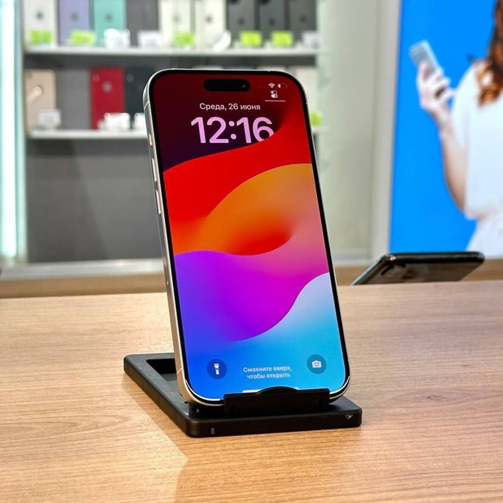 iPhone 15 Pro 128Gb Белый Титан картинка 3
