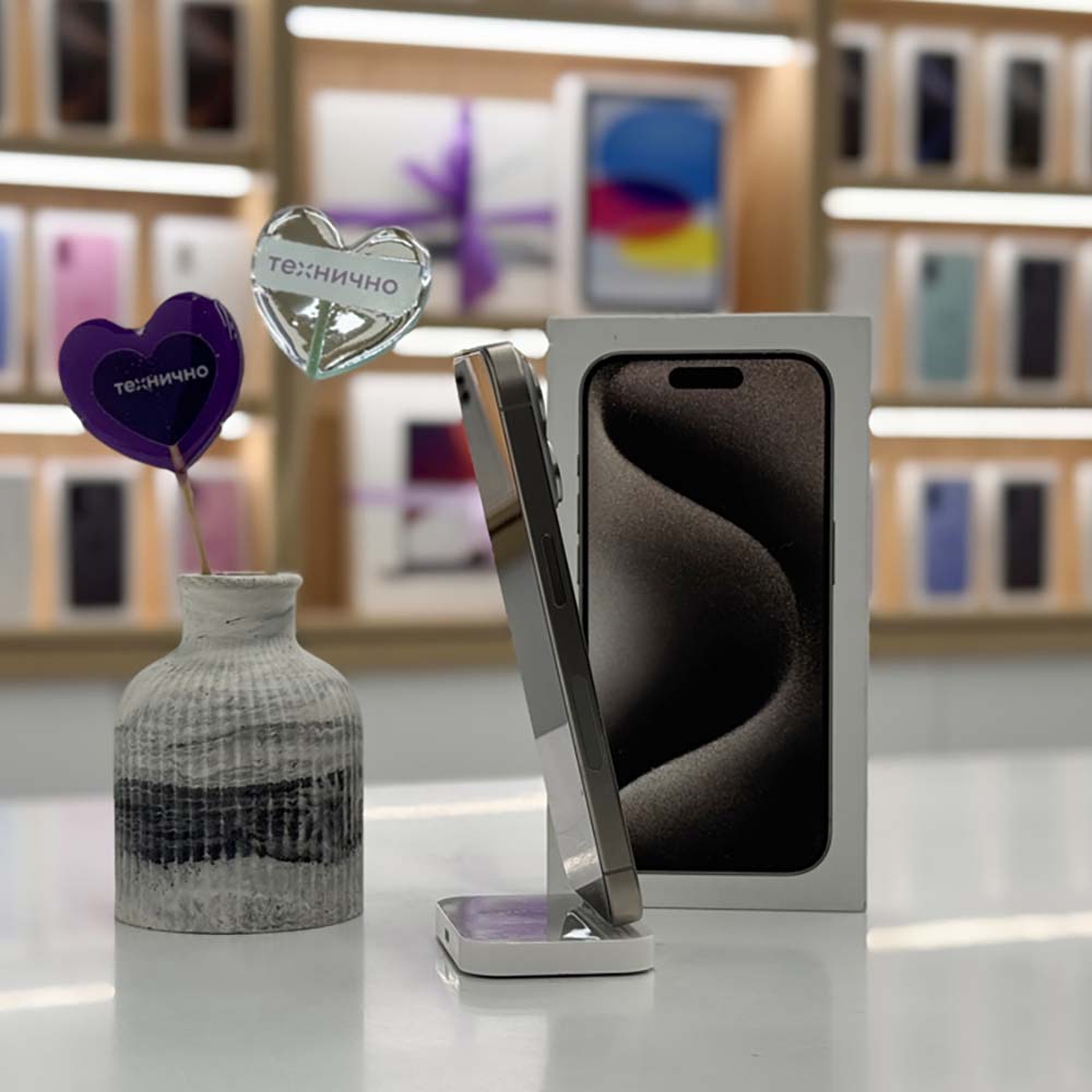 iPhone 15 Pro 256Gb Натуральный Титан картинка 3