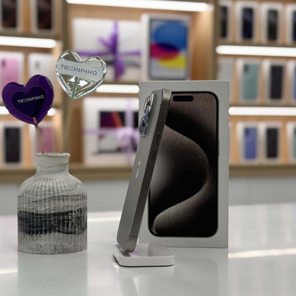 iPhone 15 Pro 256Gb Натуральный Титан картинка 4