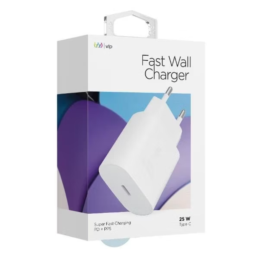 Адаптер питания VLP 25W USB-C, белый картинка 5
