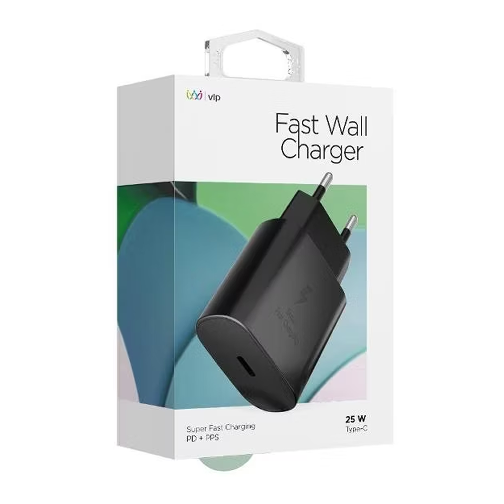 Адаптер питания VLP 25W USB-C, черный картинка 5