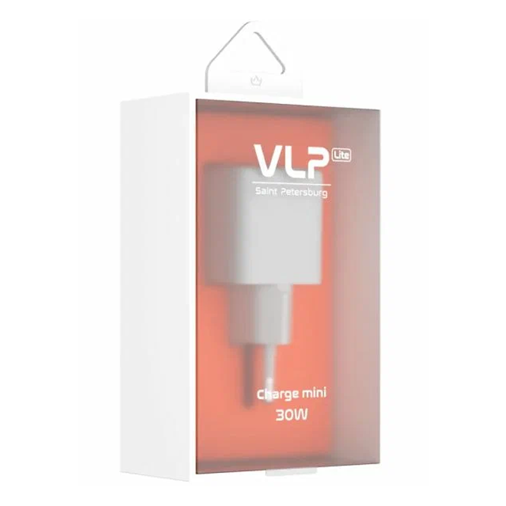 Сетевое зарядное устройство VLP Charge mini 30W,USB-C, белый картинка 4