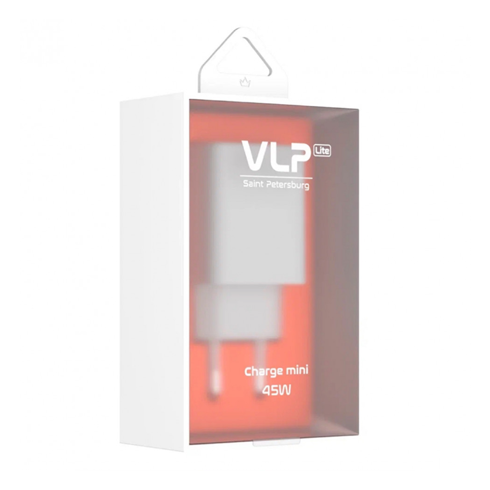 Сетевое зарядное устройство VLP Charge mini 45W,USB-C, белый картинка 4
