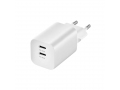 Адаптер питания 2хUSB-C, uBear Bridge 45W слайд 1