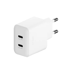 Адаптер питания 2xUSB-C, uBear Motion 45W