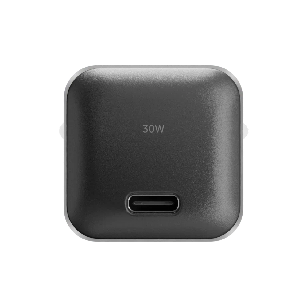 Адаптер питания, Native Union Fast GaN 30W, с кабелем USB-C/USB-C, черный картинка 5