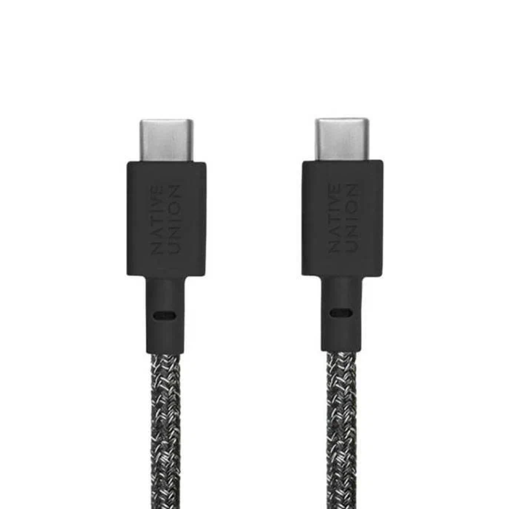 Адаптер питания, Native Union Fast GaN 30W, с кабелем USB-C/USB-C, черный картинка 4