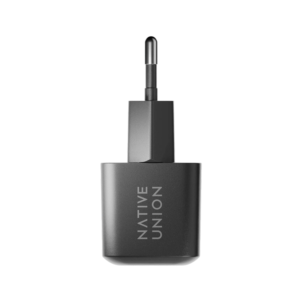 Адаптер питания, Native Union Fast GaN 45W, USB-C/USB-A, черный картинка 2