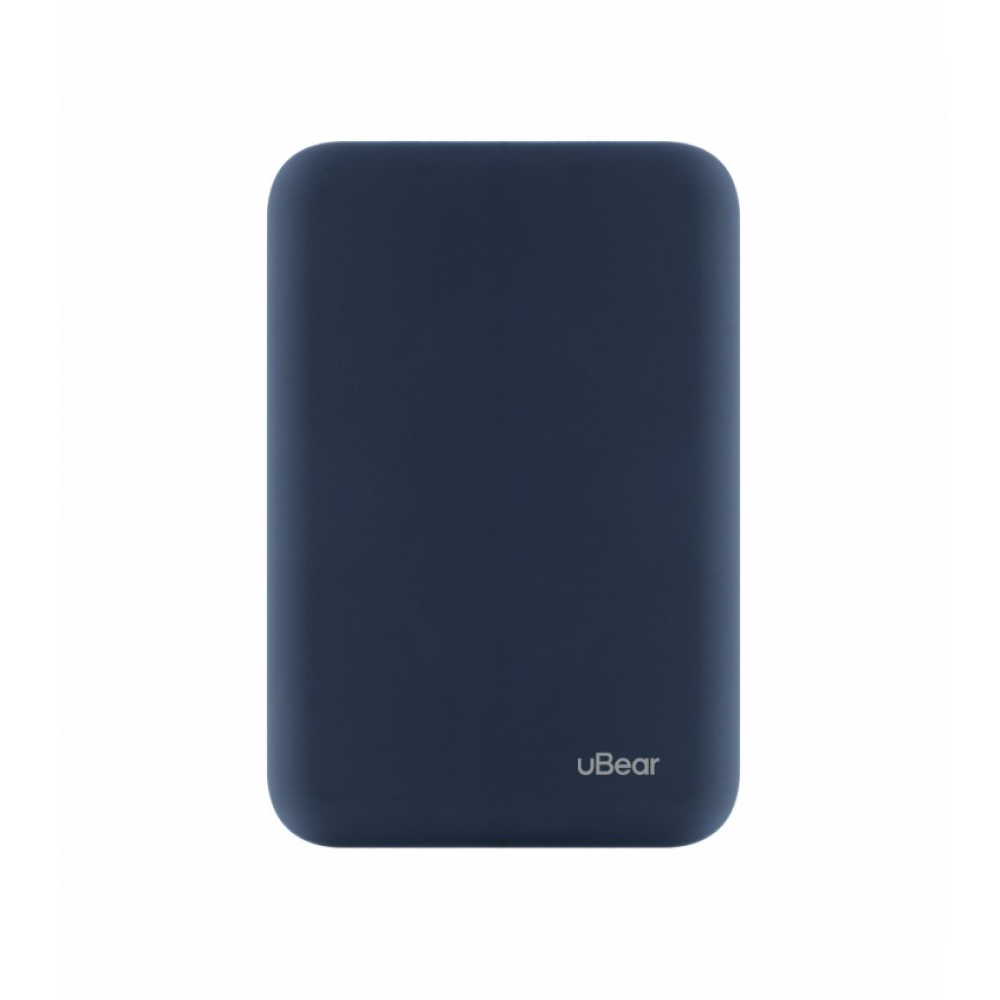 PowerBank uBear Flow Magnetic 5000mAh, темно-синий картинка 1