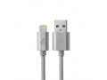 Кабель питания uBear Cord USB/Lightning (серый) слайд 1