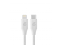 Кабель питания uBear Life USB-C/Lightning (белый) слайд 1