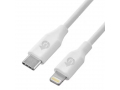 Кабель питания uBear Life USB-C/Lightning (белый) слайд 2