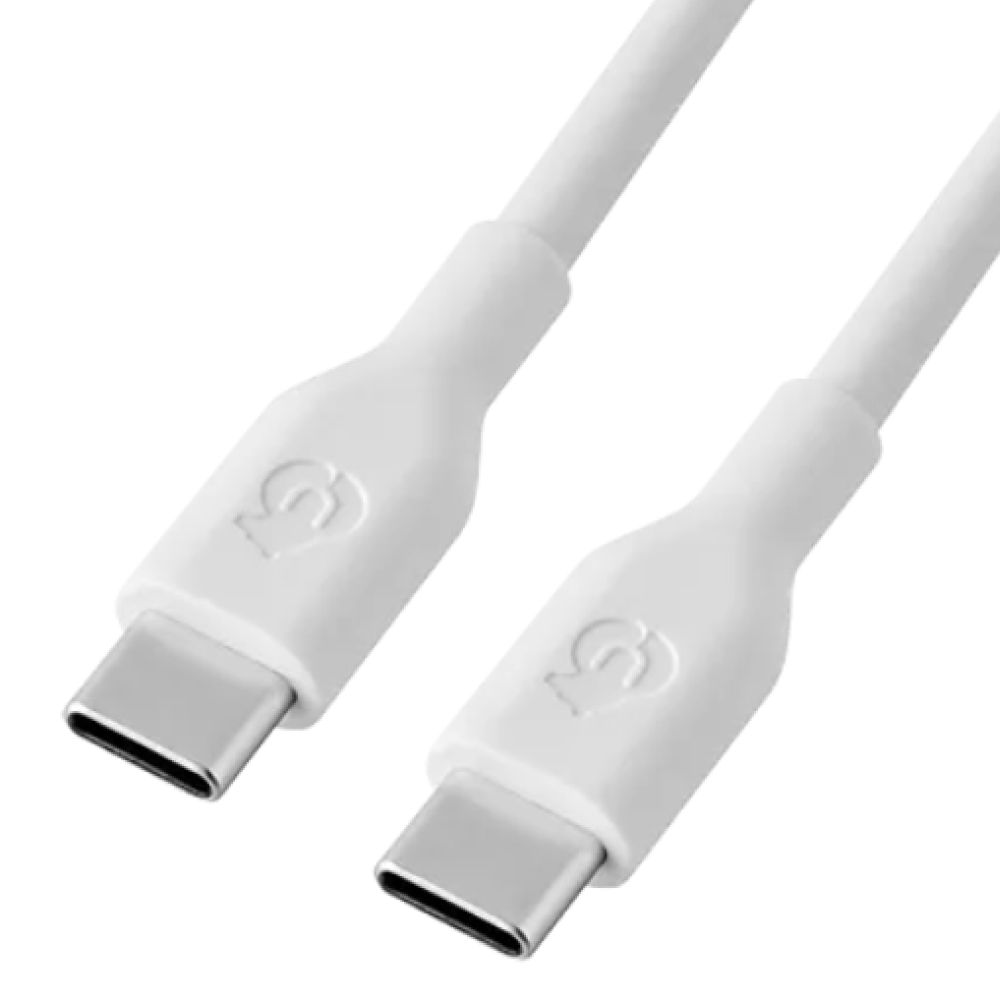 Кабель питания uBear Life USB-C/USB-C (белый) картинка 2