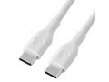 Кабель питания uBear Life USB-C/USB-C (белый) слайд 2