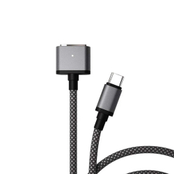 Кабель питания VLP Cable USB-C/MagSafe, 2.0м, серый космос