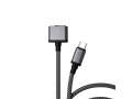Кабель питания VLP Cable USB-C/MagSafe, 2.0м, серый космос слайд 1