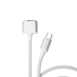 Кабель питания VLP Nylon Cable USB C/MagSafe, 2.0м, белый