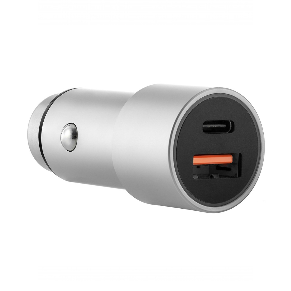 Автомобильное ЗУ uBear Ride 20W USB-C/USB-A (Серый) картинка 3