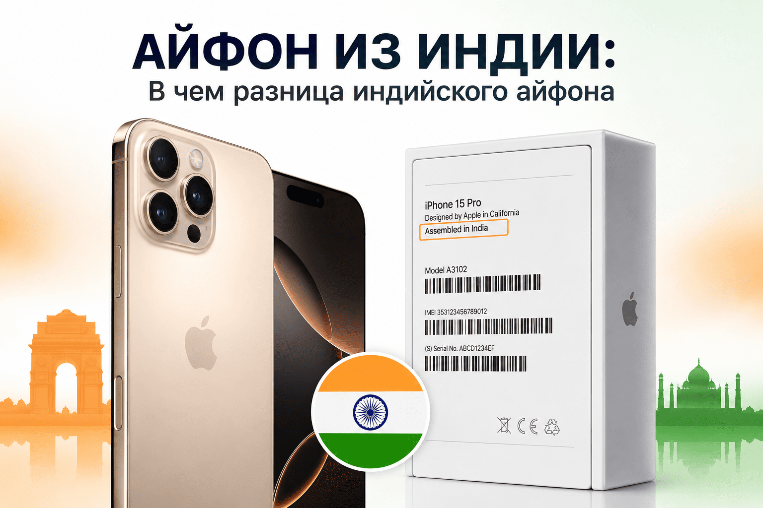 Отличие айфона для индийского рынка от других