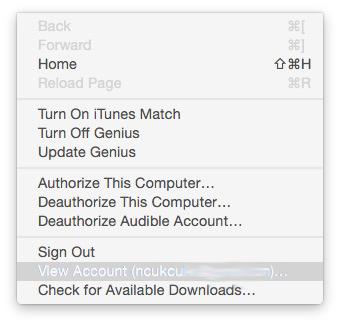 Окно iTunes