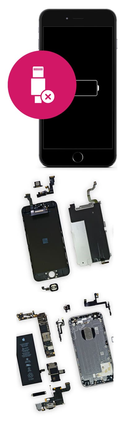Замена разъема зарядки iPhone 5, 5s, 5c, SE в Нижнем Новгороде